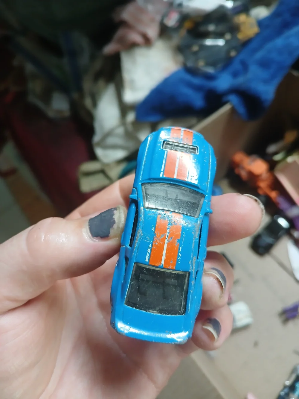1:64 scale Hot Wheels '10 Ford Shelby GT500.